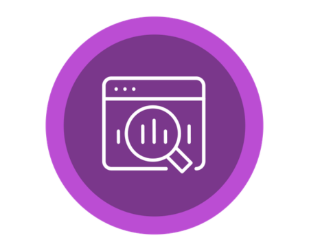 Icon to illistrate the goal digital first, data driven