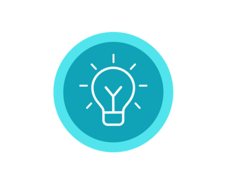 Icon of a lightbulb illustrating the strategic goal of innovation